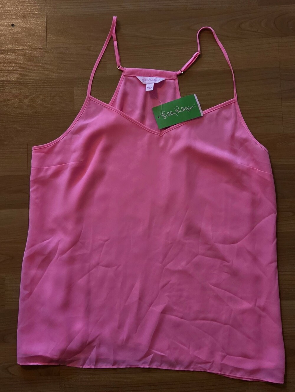 NWT Lilly Pulitzer Bright Pink Silky Camisole